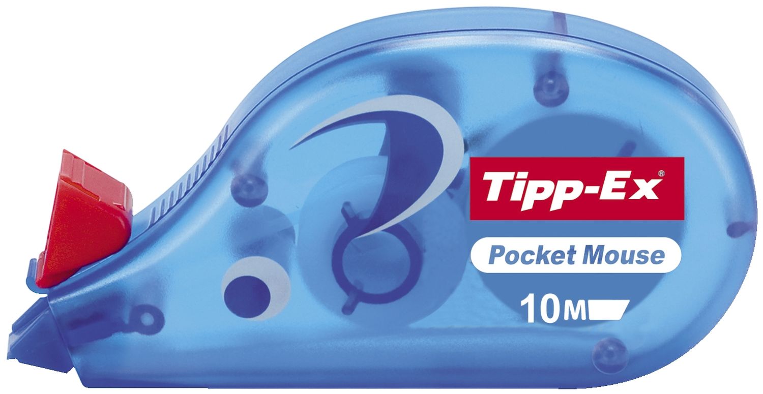 Korrekturroller Tipp-Ex Pocket Mouse 8221362, Einwegrolle, (BxL) 4,2 mm x 10 m Korrekturroller Tipp-Ex Pocket Mouse 8221362, Einwegrolle, (BxL) 4,2 mm x 10 m