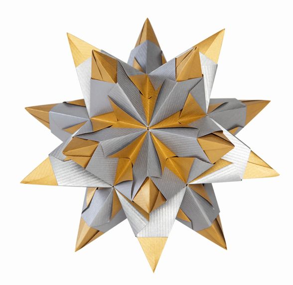Bascetta Stern - silber/gold, Ø 20 cm Bascetta Stern - silber/gold, Ø 20 cm