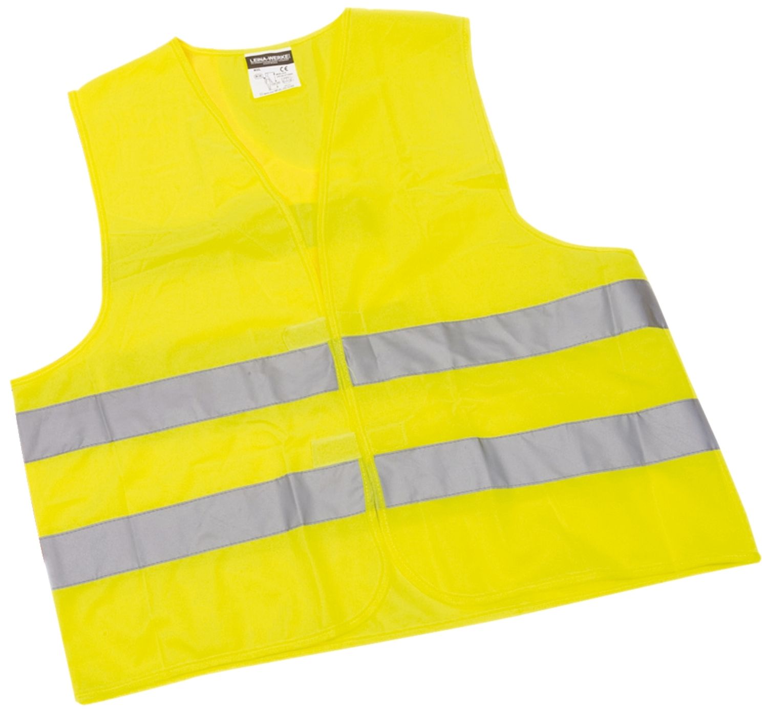 Warnwesten Leina-Werke 13101 mit Klettverschluß, gelb Warnwesten Leina-Werke 13101 mit Klettverschluß, gelb