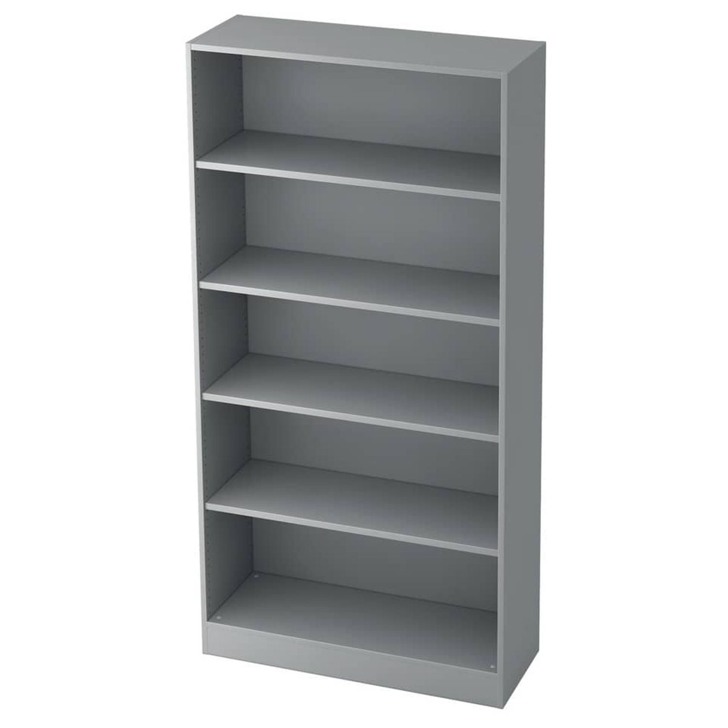 Regal - breit, 5OH, 100 cm breit, Sockelblende, Grau, mit Montageservice Regal - breit, 5OH, 100 cm breit, Sockelblende, Grau, mit Montageservice