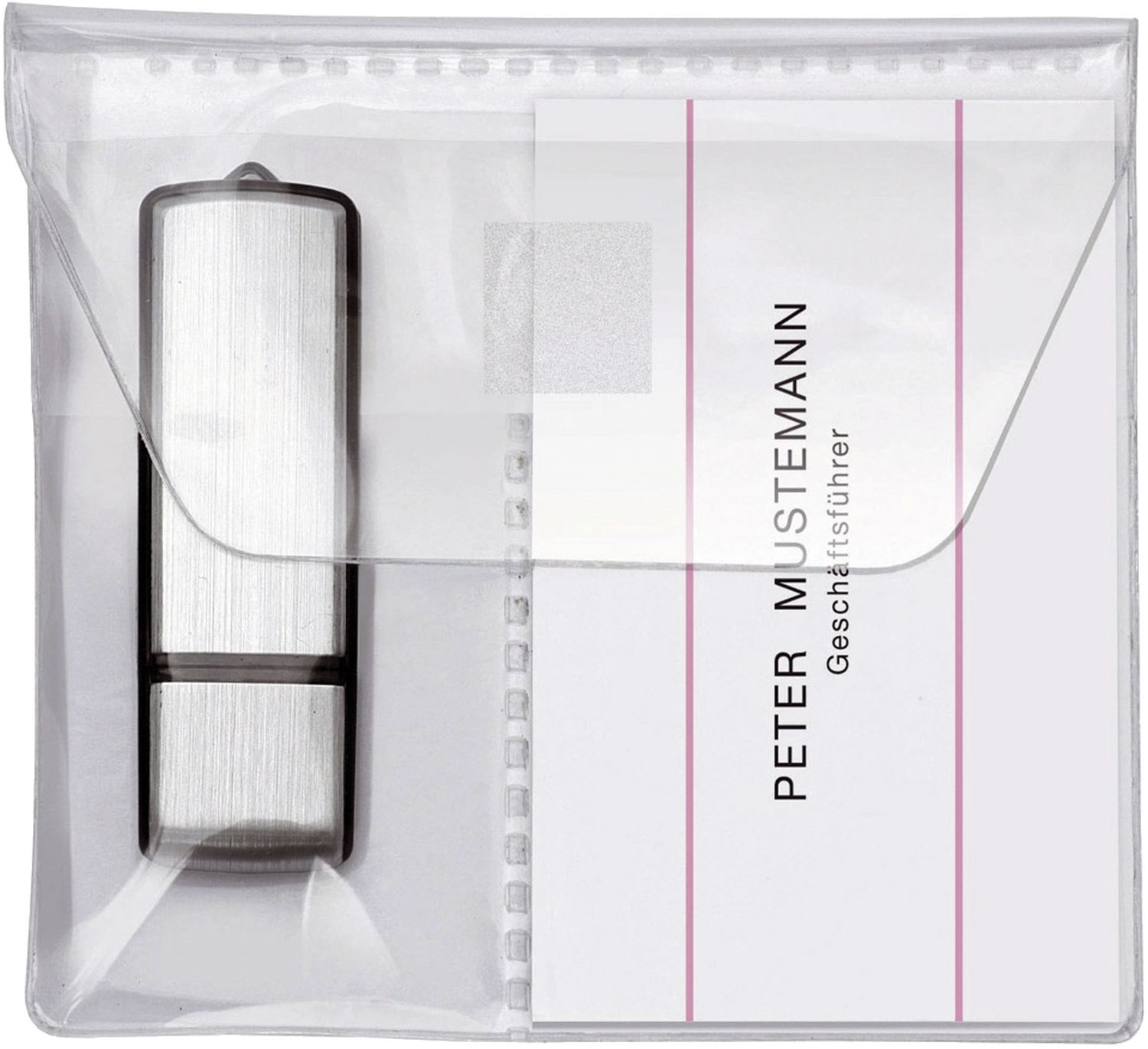 USB Stick-Hüllen Veloflex 2256 010 zum Einkleben - 5 Stück USB Stick-Hüllen Veloflex 2256 010 zum Einkleben - 5 Stück