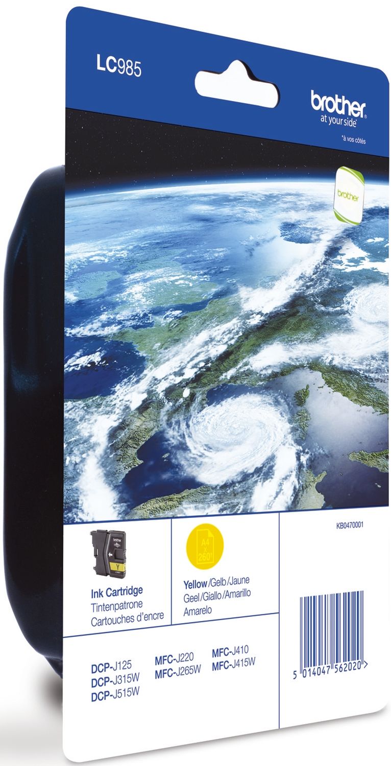 Original Brother Tintenpatrone gelb (LC-985Y)