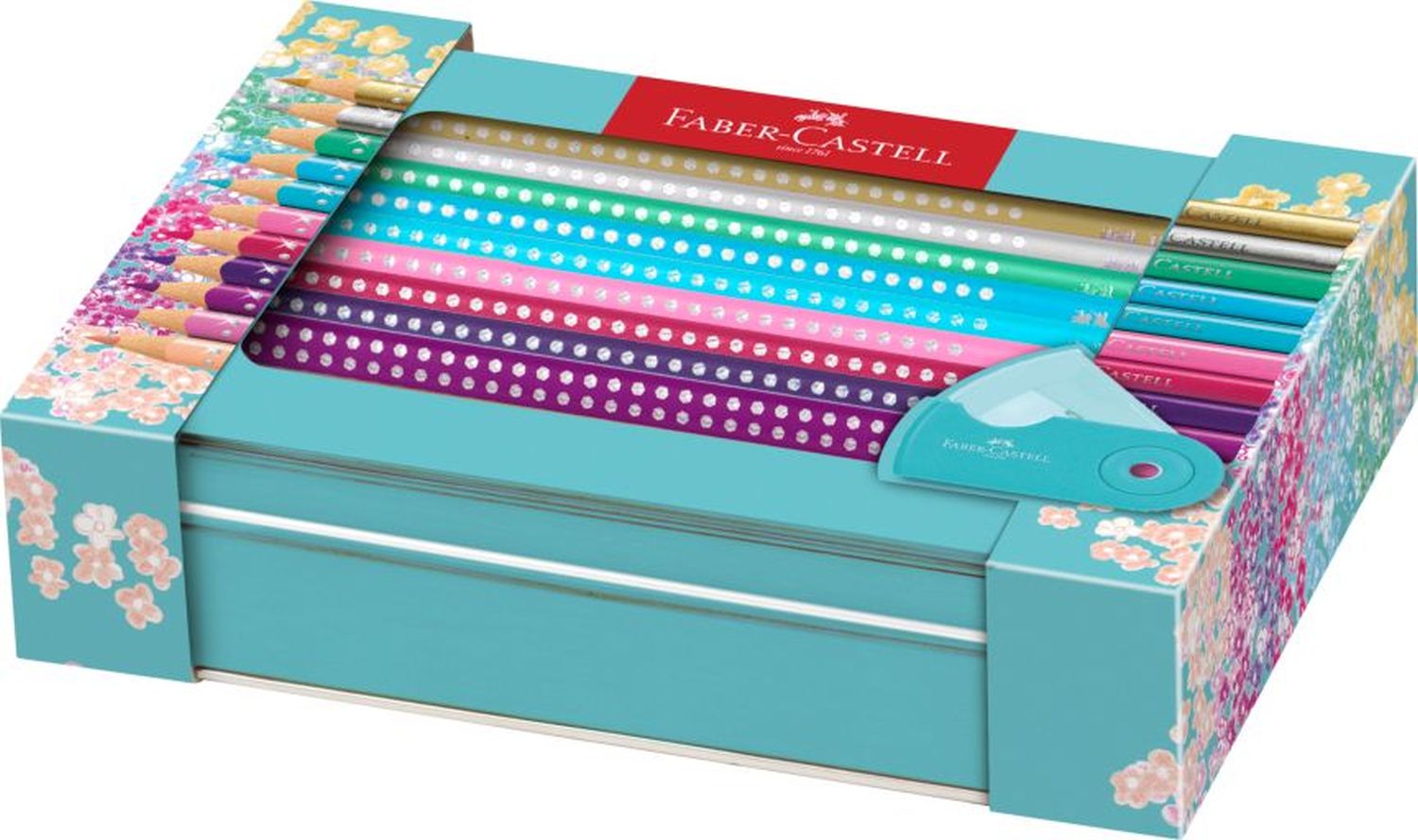 Geschenkset Sparkle - 20 Farben sortiert, Metalletui inkl. Spitzdose Mini Geschenkset Sparkle - 20 Farben sortiert, Metalletui inkl. Spitzdose Mini