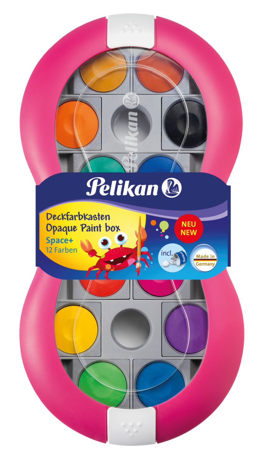 Farbkasten Space+ magenta, 12 Farben inkl. 7,5 ml Deckweiß Farbkasten Space+ magenta, 12 Farben inkl. 7,5 ml Deckweiß