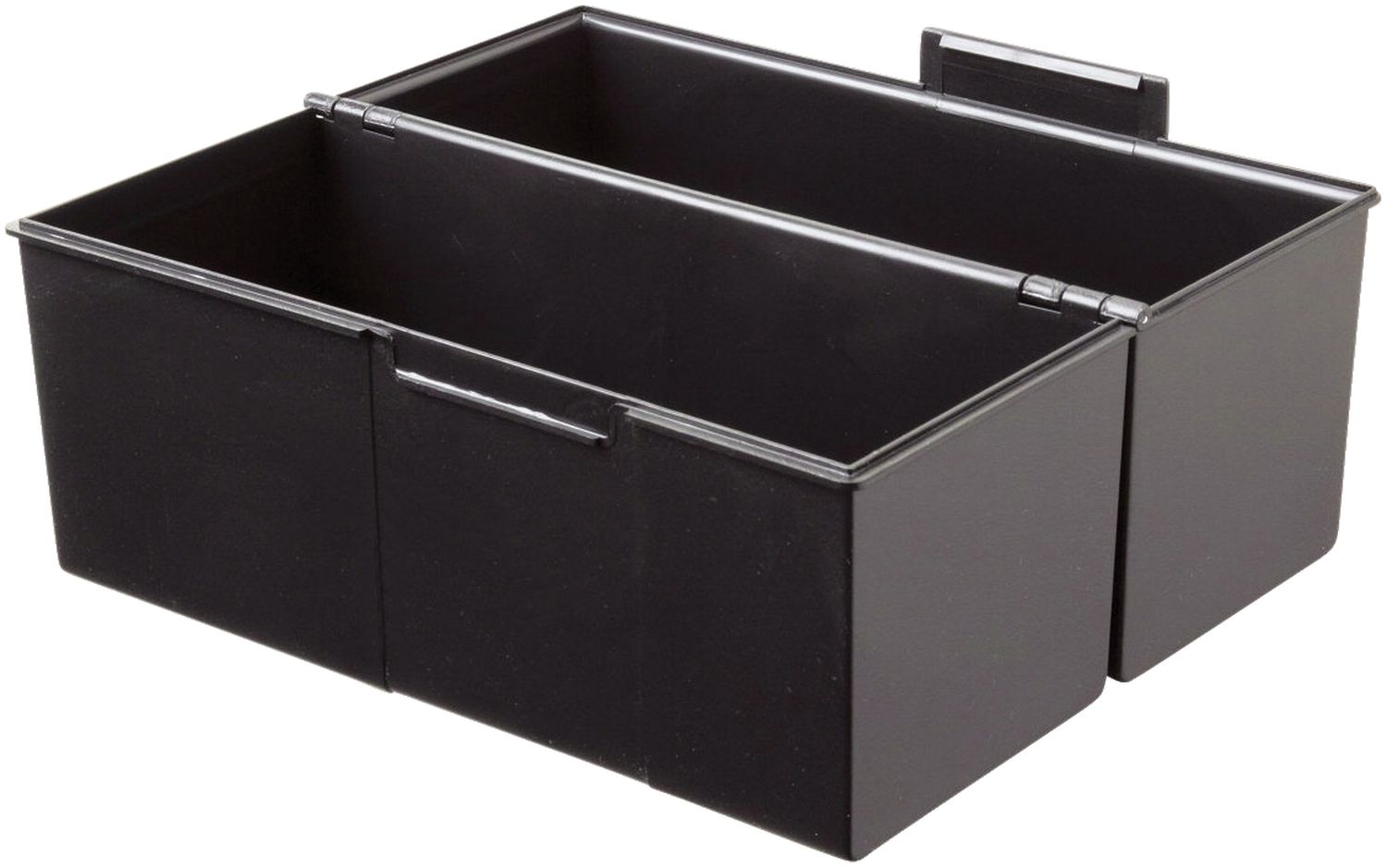Karteibox DIN A6 quer - für 400 Karten mit Stahlscharnier, schwarz Karteibox DIN A6 quer - für 400 Karten mit Stahlscharnier, schwarz