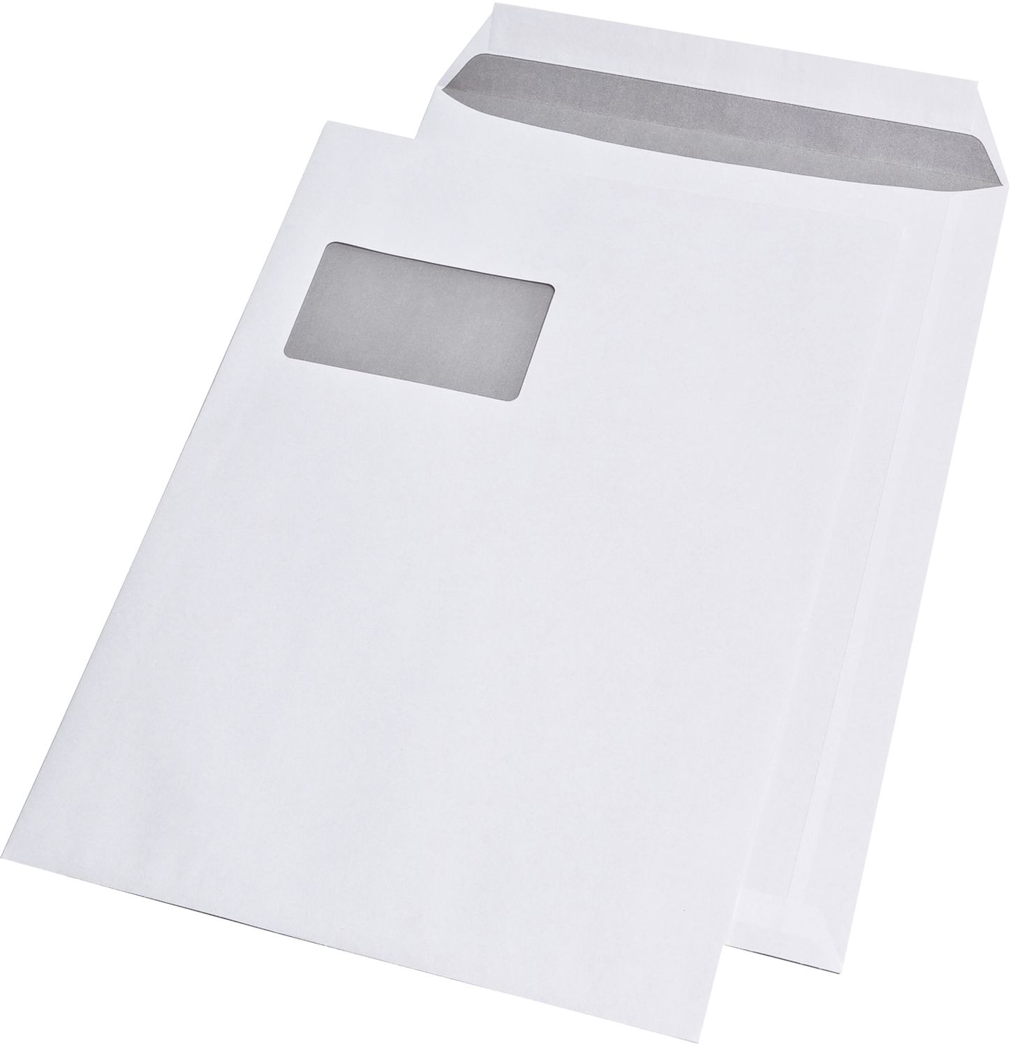Versandtaschen MAILmedia® 30005425, C4 , mit Fenster, haftklebend, 100 g/qm, weiß, 250 Stück