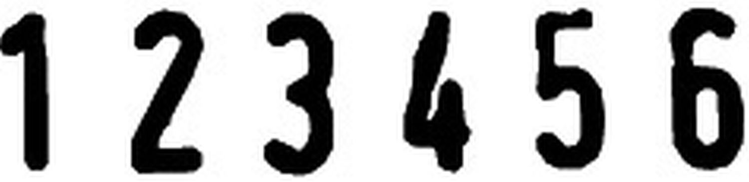 Printy Ziffernstempel - 4mm/6-stellig Printy Ziffernstempel - 4mm/6-stellig