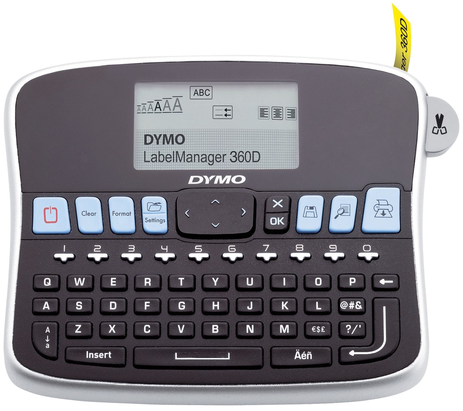 Beschriftungsgerät LabelManager 360D Schreibtischetikettiergerät, für D1 Bänder Beschriftungsgerät LabelManager 360D Schreibtischetikettiergerät, für D1 Bänder