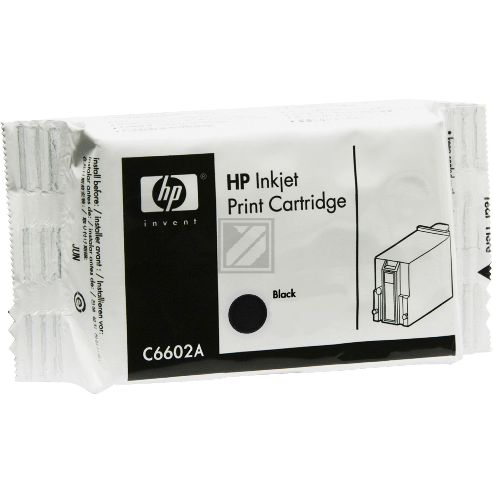 Original HP Druckkopfpatrone schwarz (C6602A)