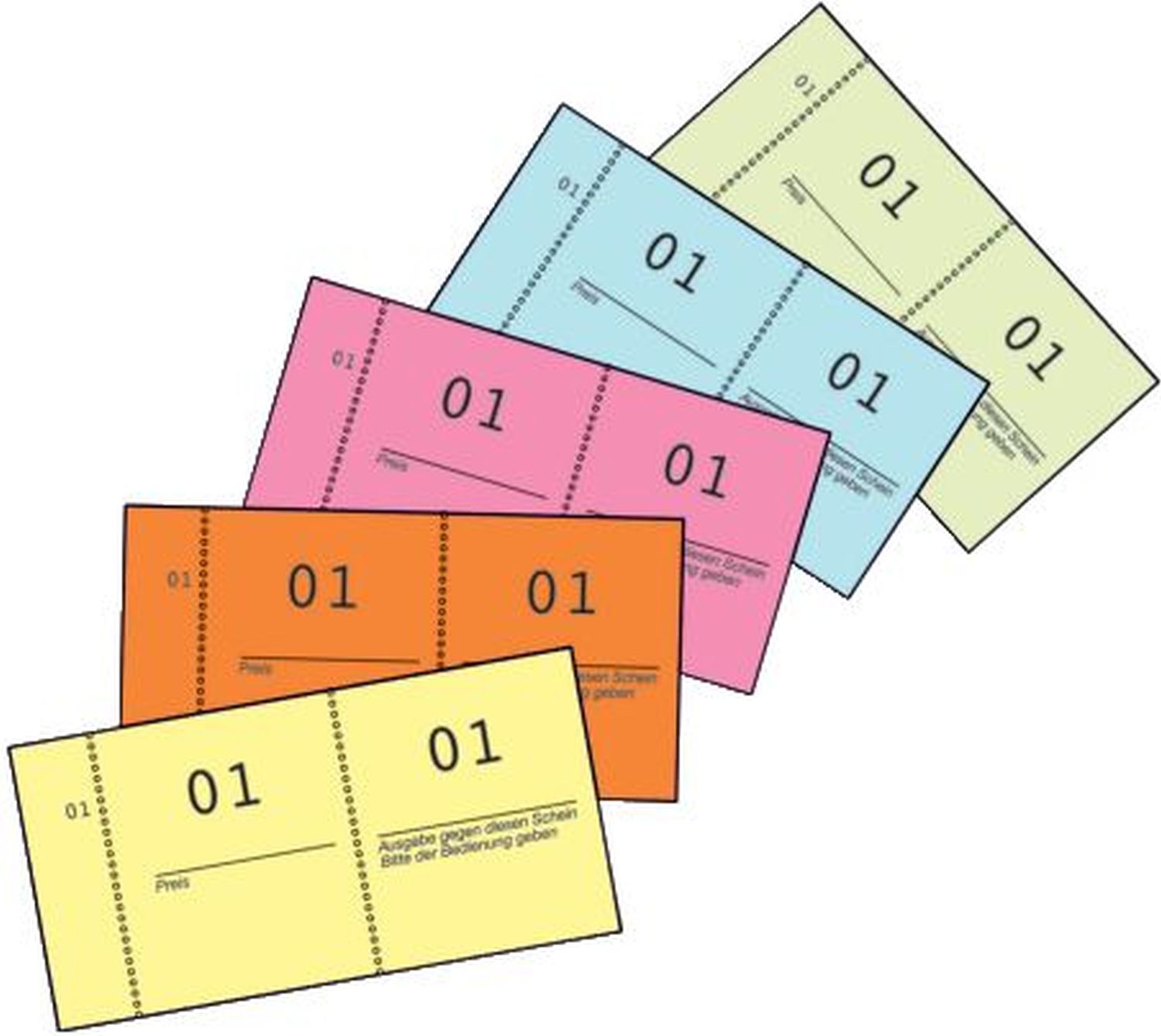 869 Nummernblock - 5-farbig, 10 Blocks nummeriert 1-1000, 2 Blocks je Farbe 869 Nummernblock - 5-farbig, 10 Blocks nummeriert 1-1000, 2 Blocks je Farbe