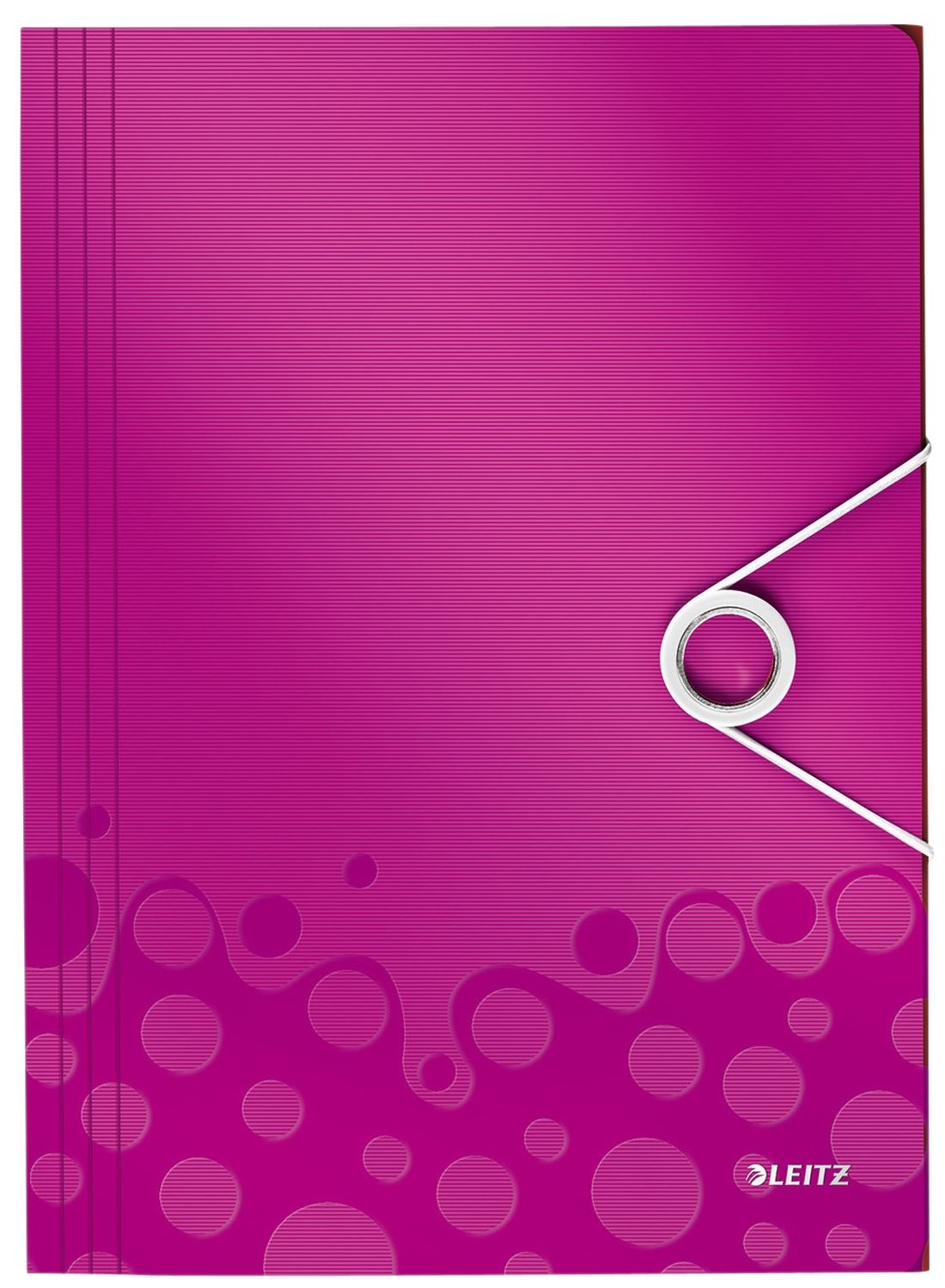 4599 Eckspannermappe WOW - A4, PP, pink metallic