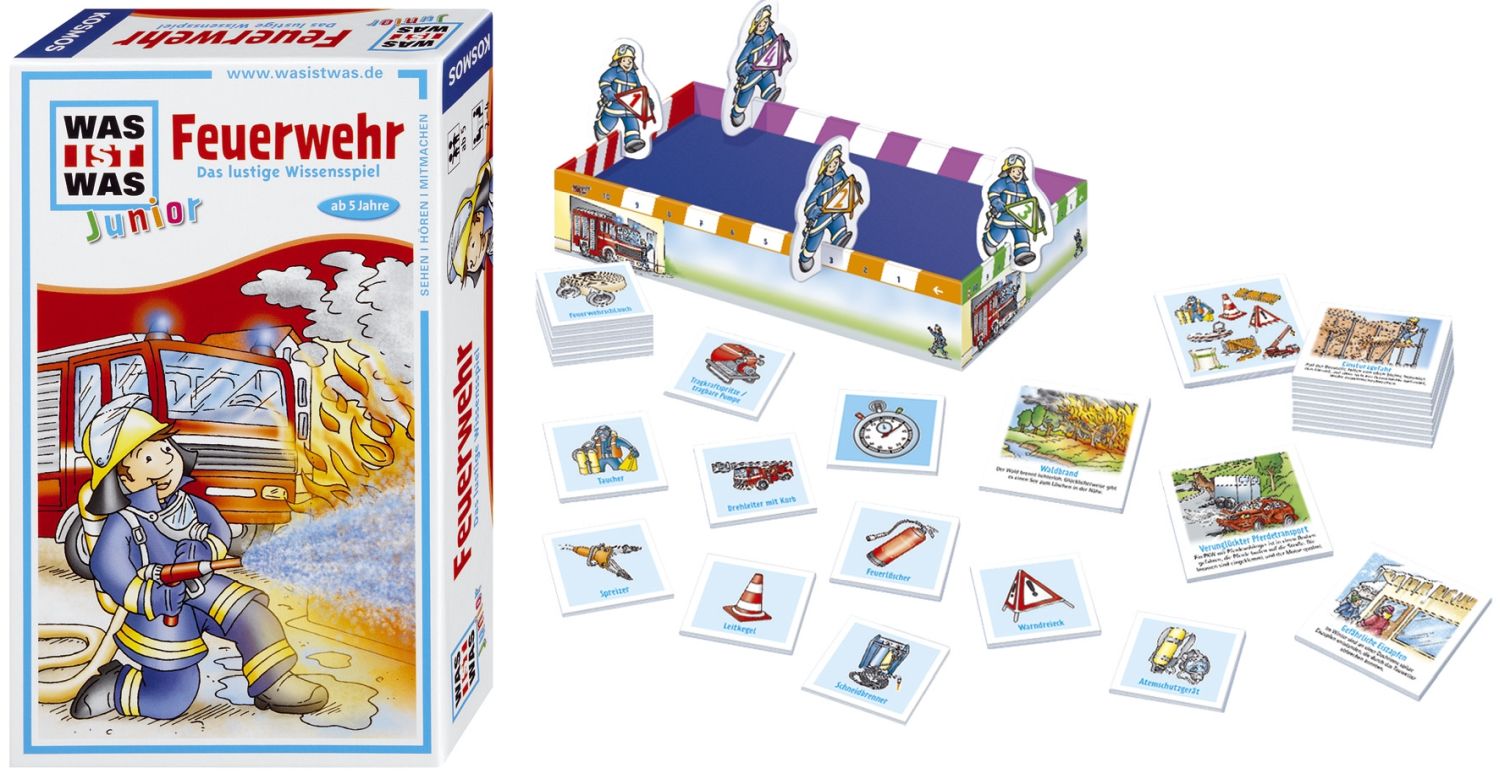 WAS IST WAS Junior Feuerwehr - Das lustige Wissensspiel WAS IST WAS Junior Feuerwehr - Das lustige Wissensspiel