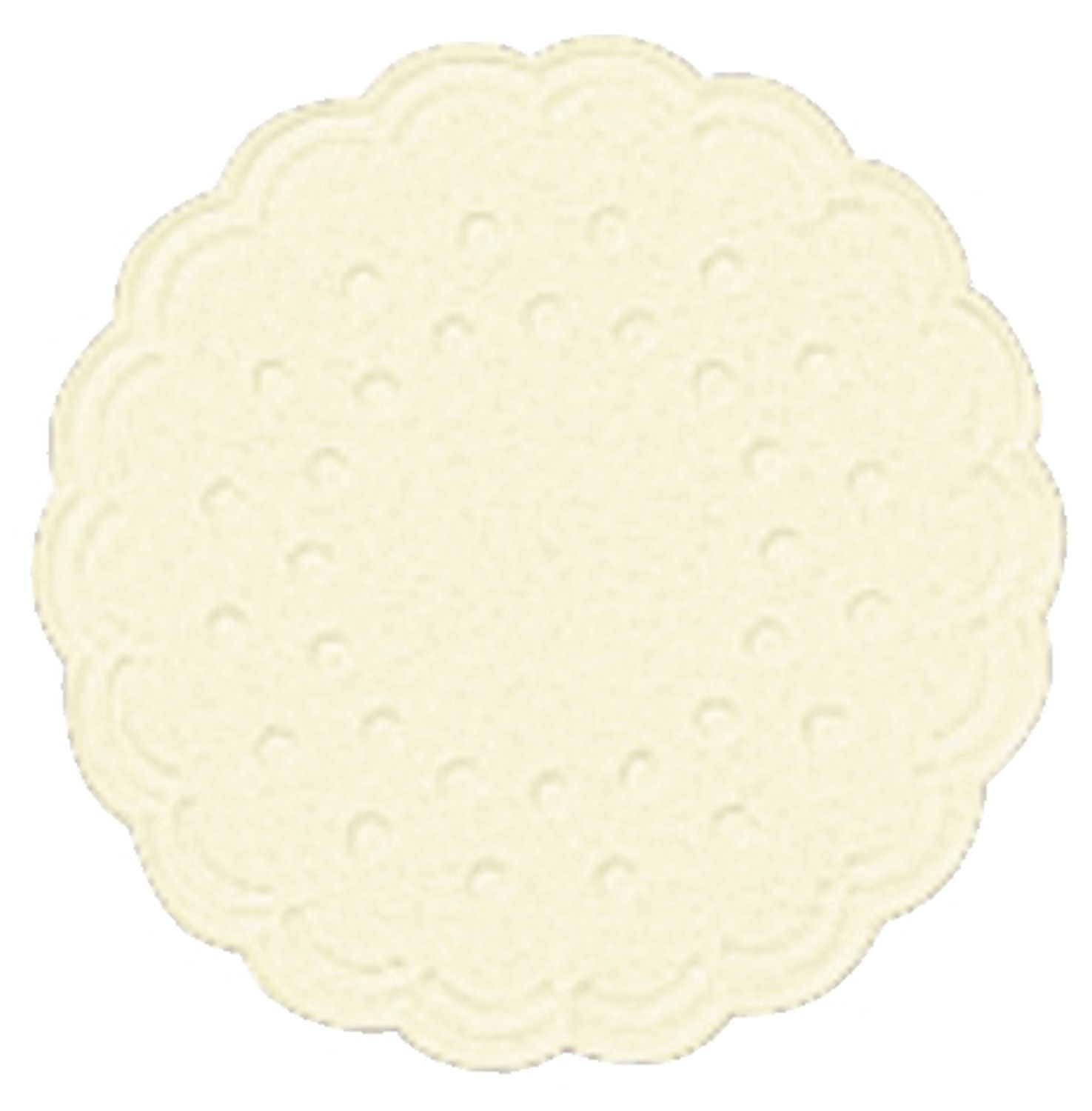 Tassenuntersetzer - Ø 7,5 cm, creme, 25 Stück Tassenuntersetzer - Ø 7,5 cm, creme, 25 Stück