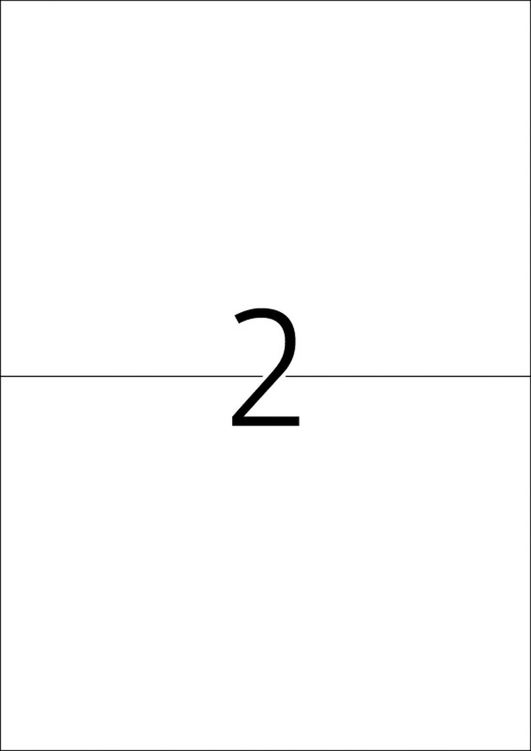 5064 Etiketten Premium A4, weiß 210x148 mm Papier matt 50 St.