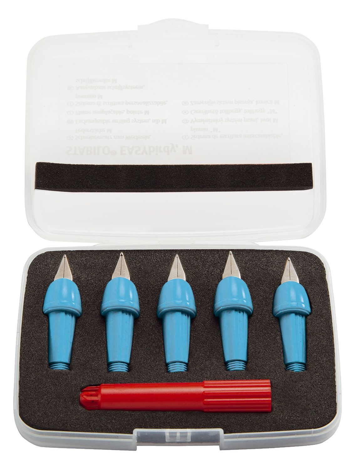Schreibeinsatz EASYbirdy® - Feder M, 5 Stück, azur Schreibeinsatz EASYbirdy® - Feder M, 5 Stück, azur