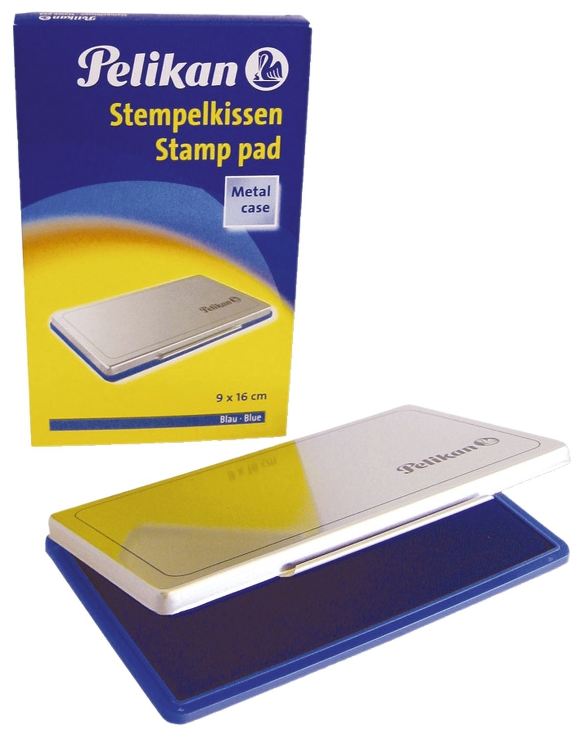 Stempelkissen 1 - 160 x 90 mm, blau getränkt Stempelkissen 1 - 160 x 90 mm, blau getränkt