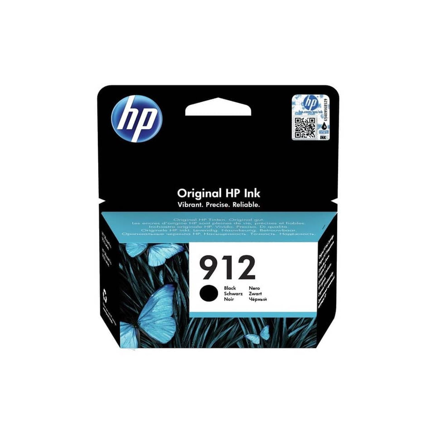 Original HP Tintenpatrone schwarz (3YL80AE,912,912BK,912BLACK,NO912,NO912BK,NO912BLACK)