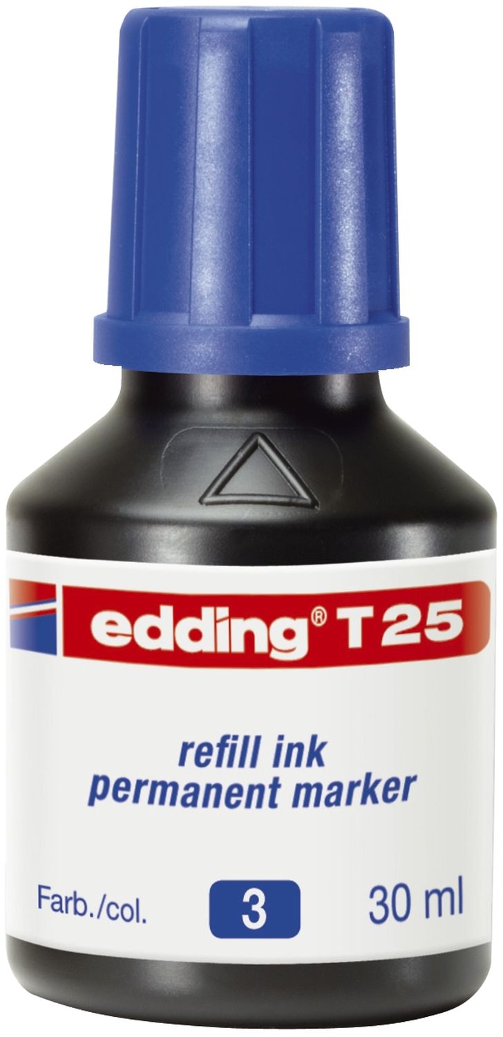 T 25 Nachfülltusche - für Permanentmarker, 30 ml, blau