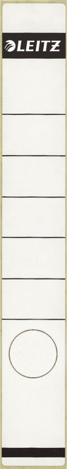 Rückenschilder Leitz 1648-00-01, lang/schmal 39 x 285 mm, 10 Stück, hellgrau