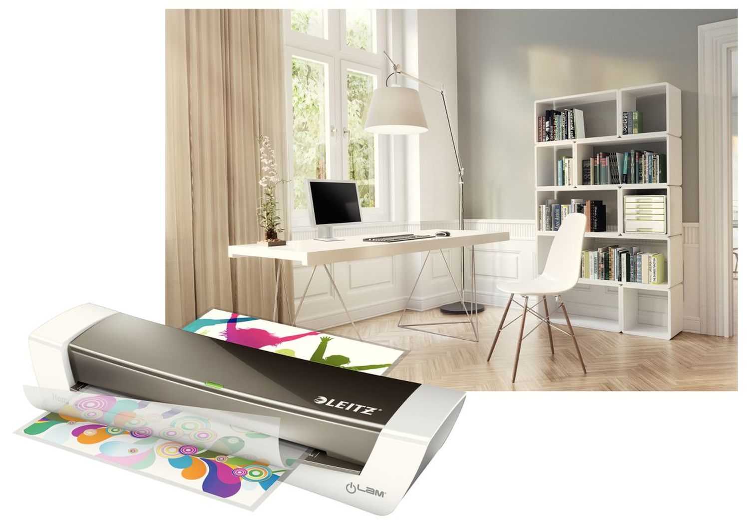 Laminiergerät iLAM Home Office A4, 80-125 mym, grau Laminiergerät iLAM Home Office A4, 80-125 mym, grau