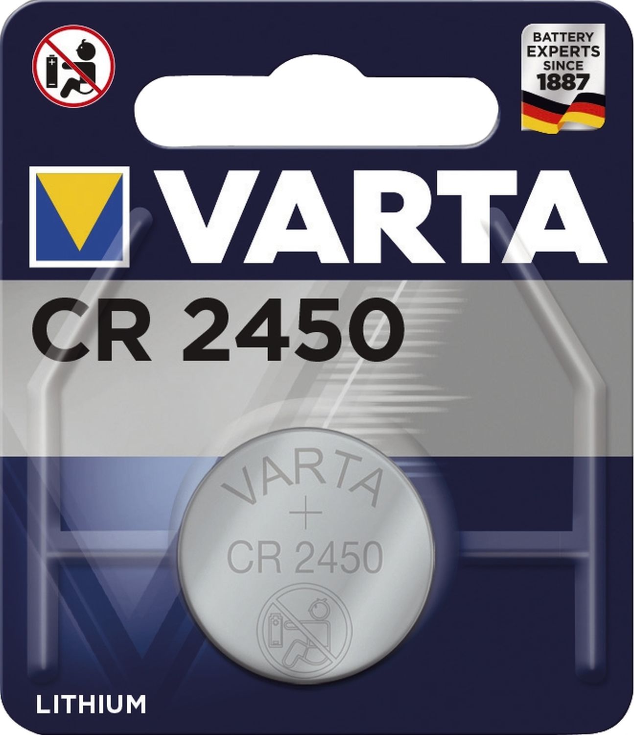Batterien Electronics Lithium - CR 2450, 3 V Batterien Electronics Lithium - CR 2450, 3 V