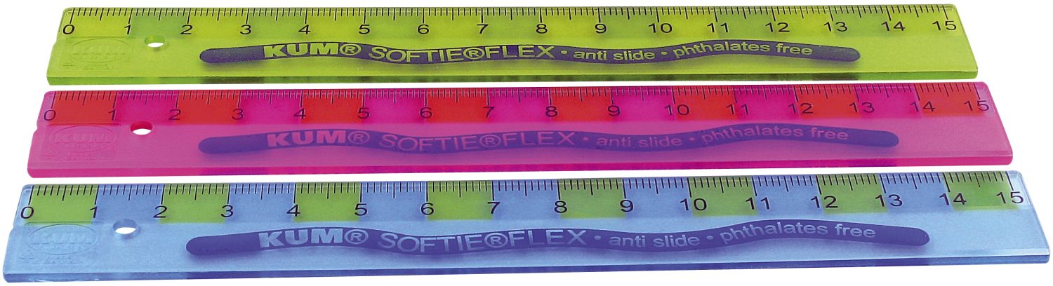 Lineal Kunststoff SOFTIE®FLEX - 15 cm, flexibel, sortiert Lineal Kunststoff SOFTIE®FLEX - 15 cm, flexibel, sortiert