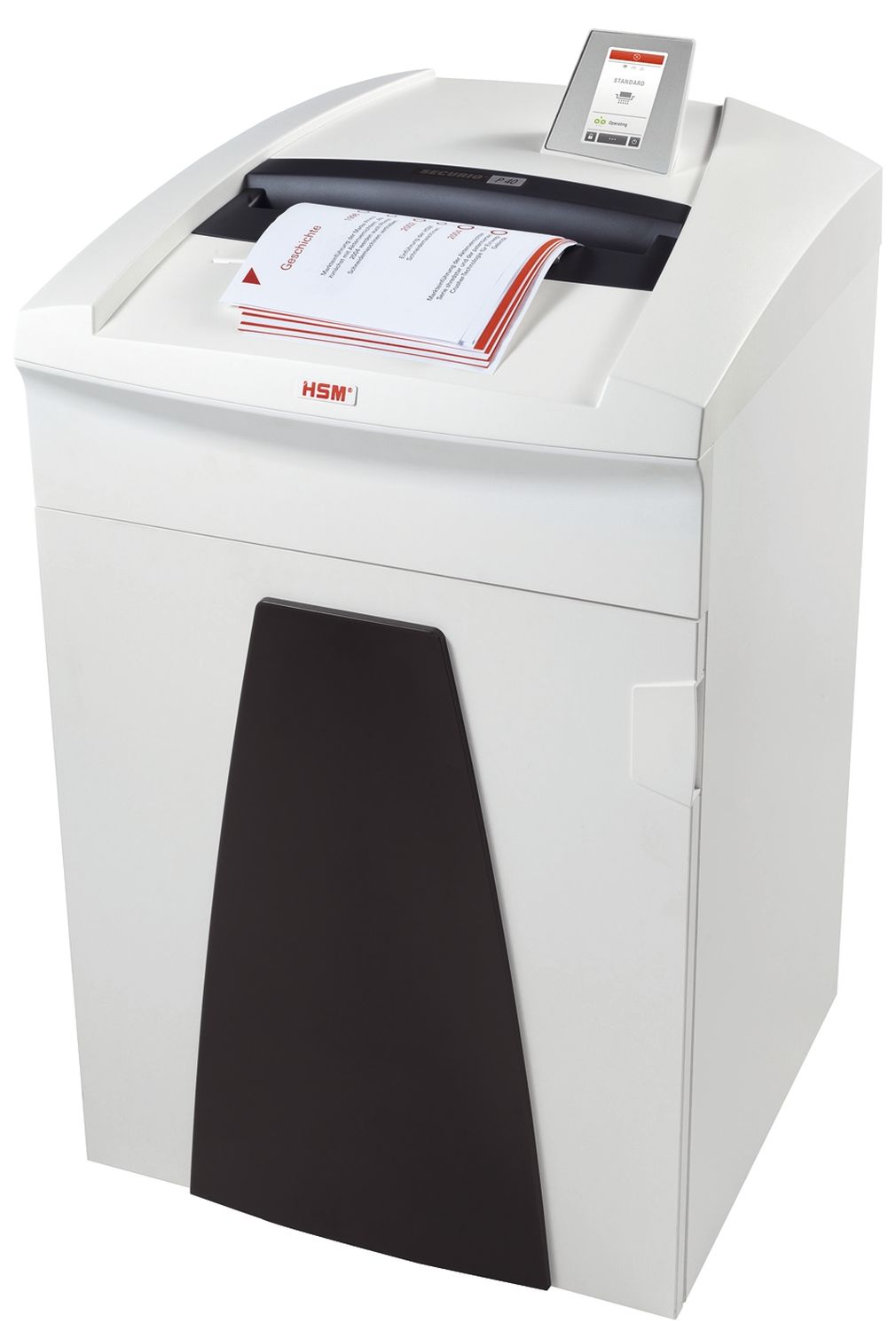 Aktenvernichter SECURIO P40i - 1,9 x 15 mm, separates CD-Schneidwerk
