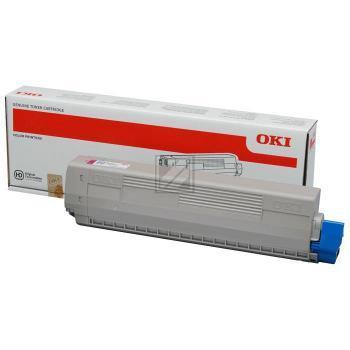 Originaltoner OKI 44844615, ca. 7.300 Seiten, cyan