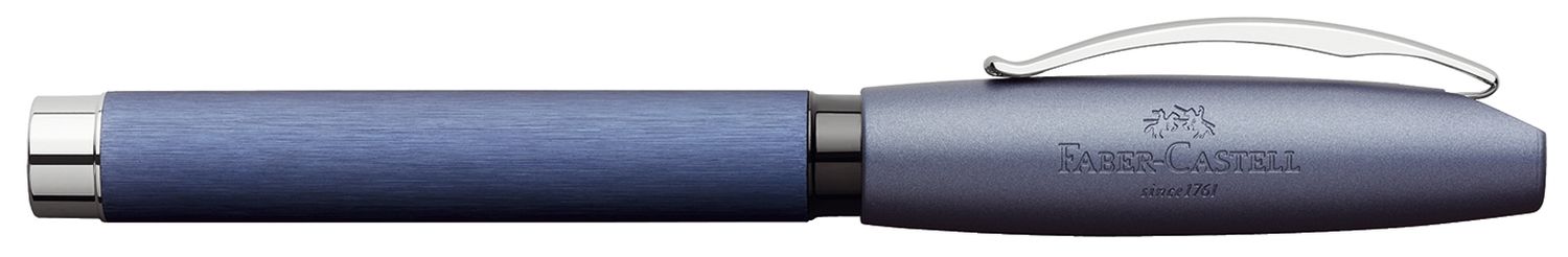 Füllhalter Essentio Aluminium - M, blau