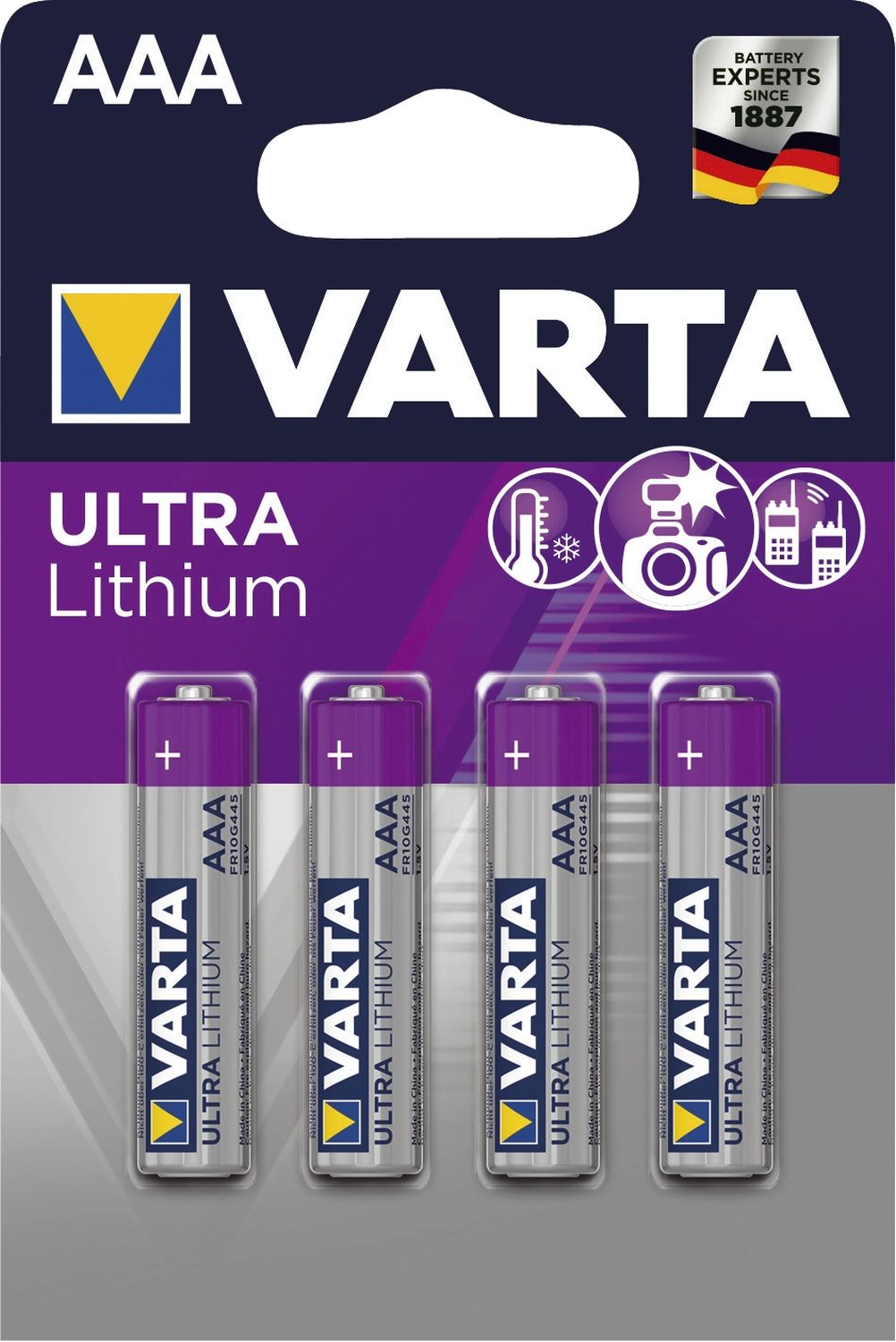 Batterien Ultra Lithium - Micro/AAA, 1,5 V Batterien Ultra Lithium - Micro/AAA, 1,5 V
