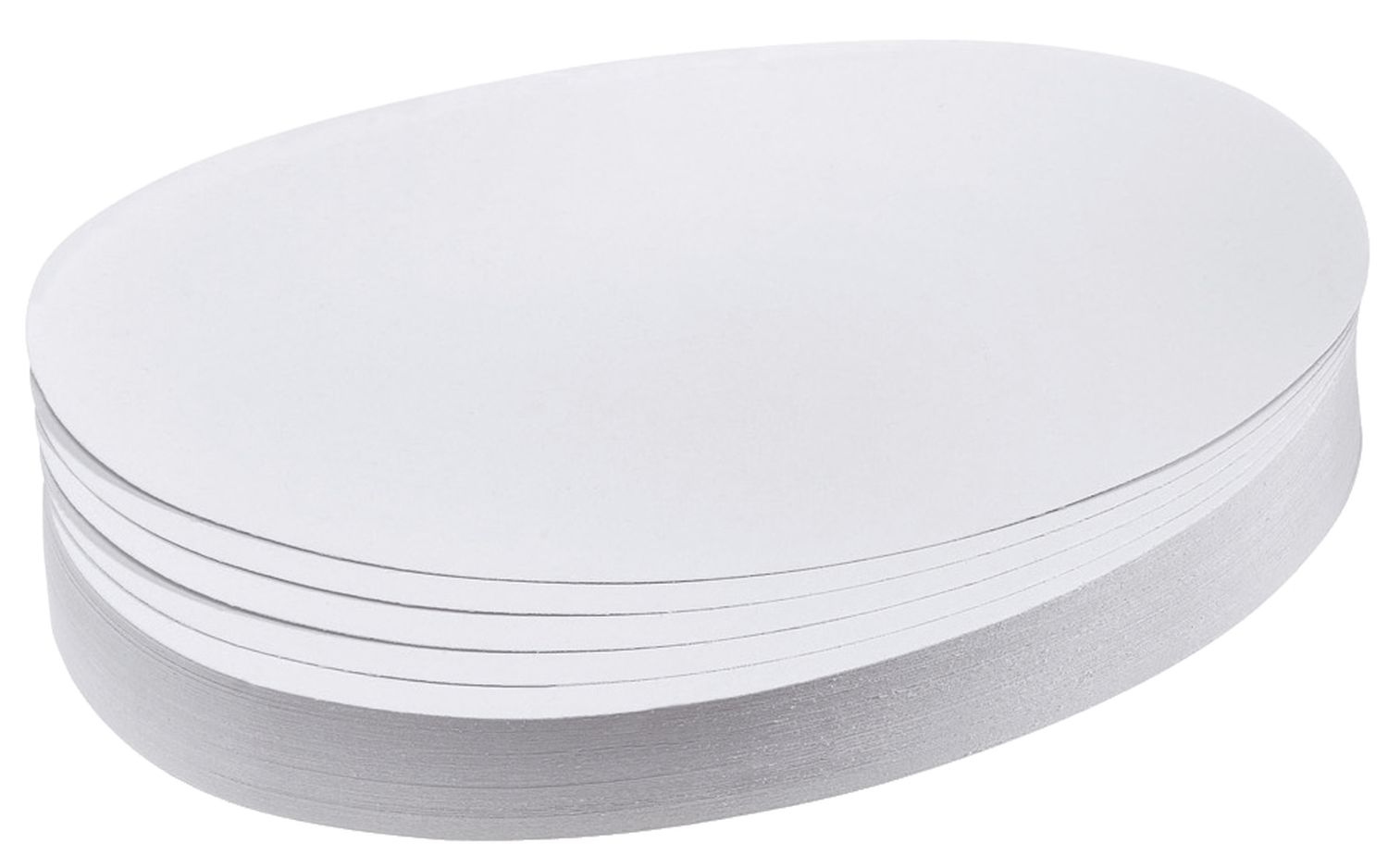 Moderationskarte - Oval, 190 x 110 mm, weiß, 500 Stück Moderationskarte - Oval, 190 x 110 mm, weiß, 500 Stück
