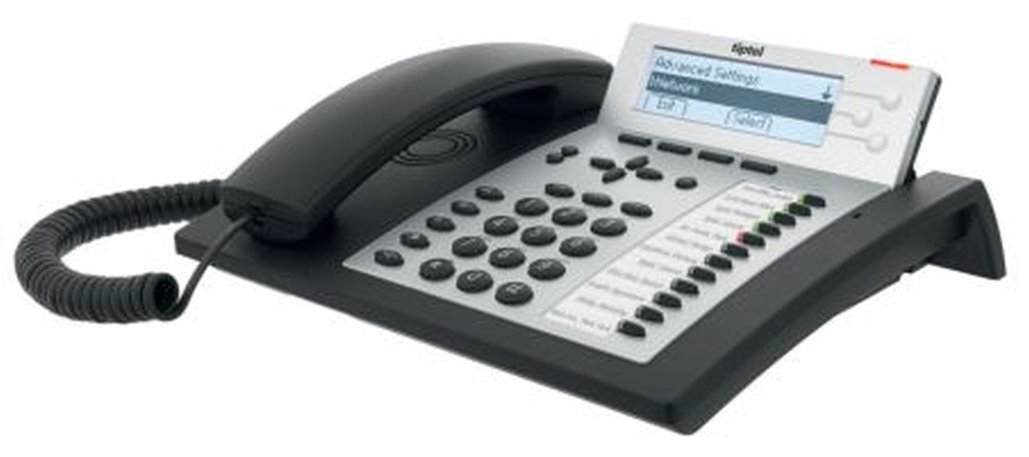 Telefon Standard IP 3110 - mit Headset-Anschluss, schwarz