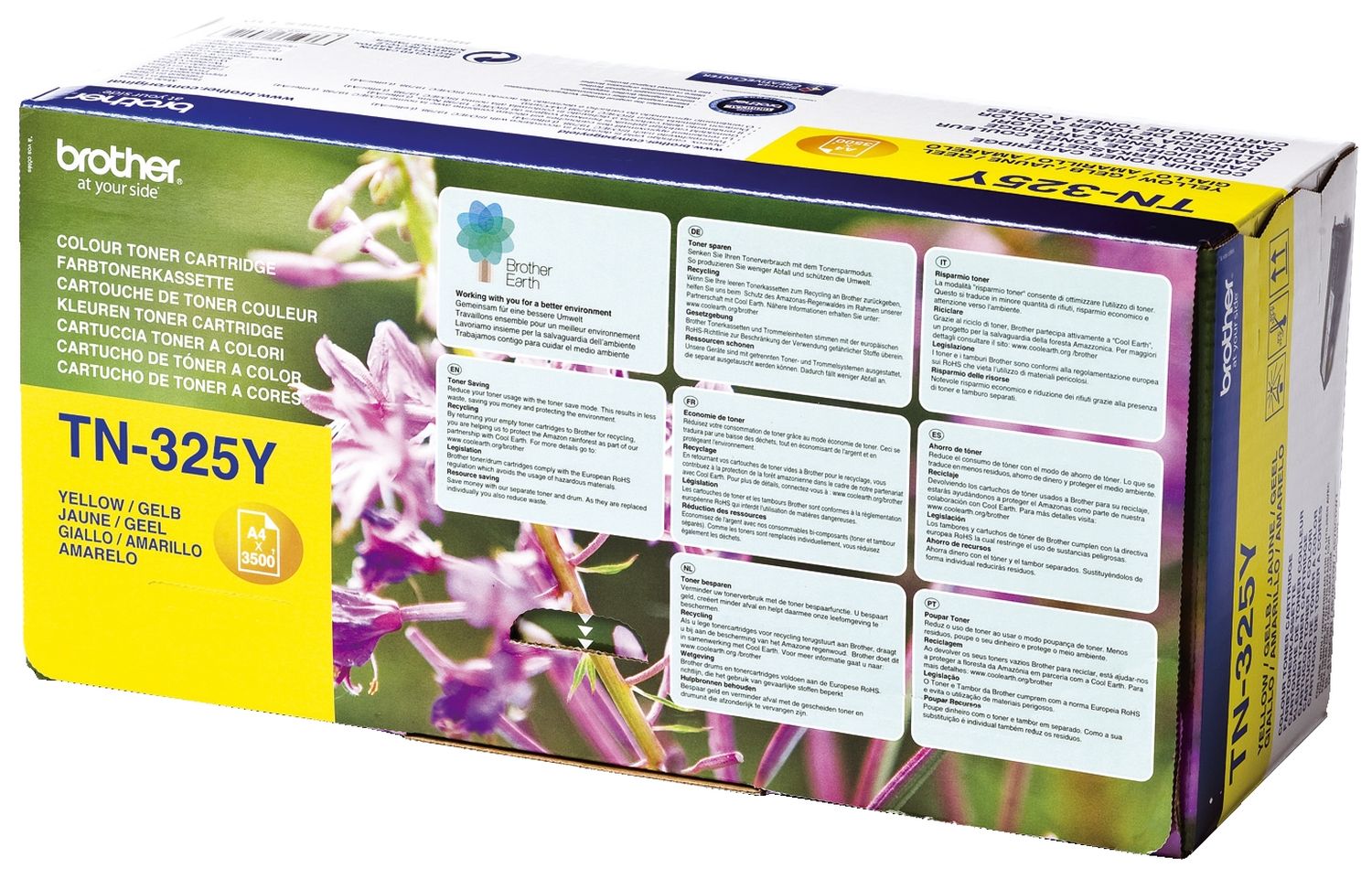 Original Brother Toner gelb High-Capacity (TN-325Y)