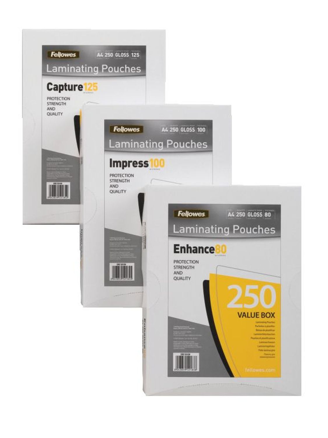 Laminierfolie Value Pack Capture - A4, glänzend, 80 mym, 250 Stück Laminierfolie Value Pack Capture - A4, glänzend, 80 mym, 250 Stück