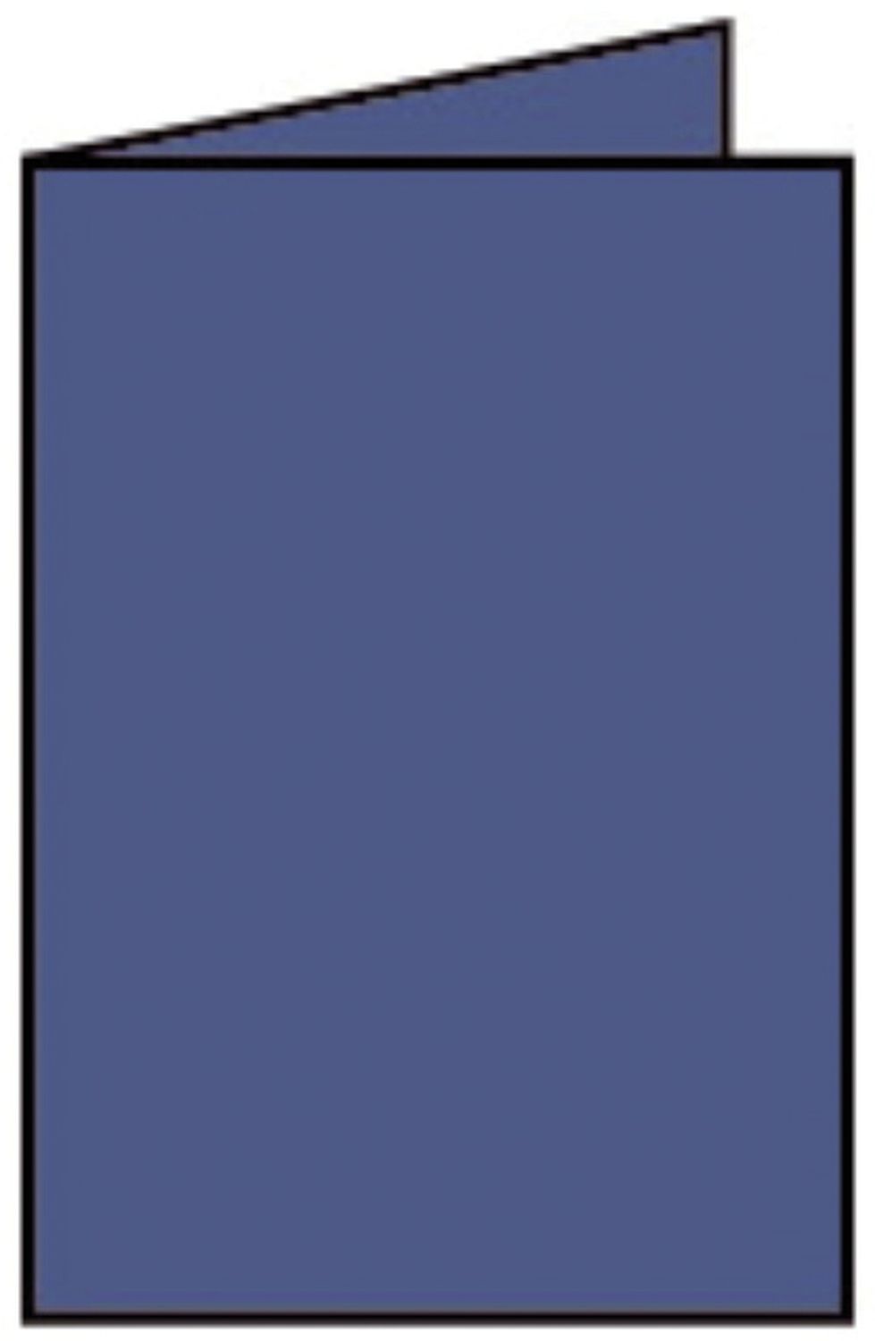 Coloretti Doppelkarte - A6 hoch, 5 Stück, jeans Coloretti Doppelkarte - A6 hoch, 5 Stück, jeans