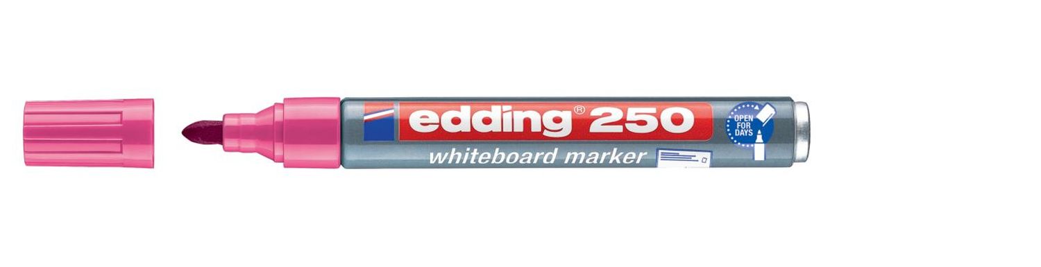 250 Boardmarker - nachfüllbar, 1,5 - 3 mm, rosa 250 Boardmarker - nachfüllbar, 1,5 - 3 mm, rosa