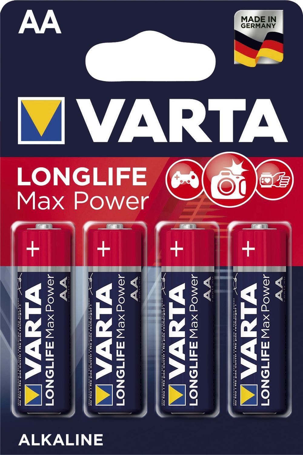 Batterien LONGLIFE Max Power - Mignon/LR6/AA, 1,5 V Batterien LONGLIFE Max Power - Mignon/LR6/AA, 1,5 V