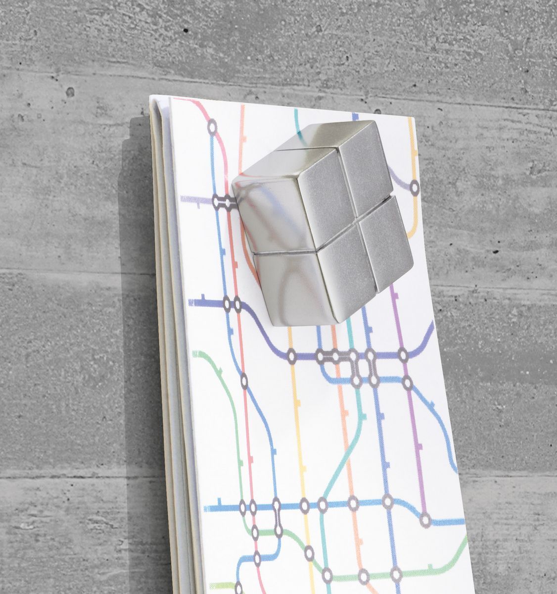Glas-Magnetboard Artverum - Design Sichtbeton, 91 x 46 cm Glas-Magnetboard Artverum - Design Sichtbeton, 91 x 46 cm