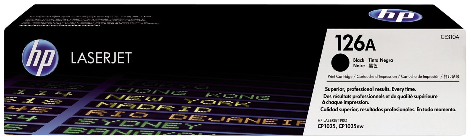 Original HP Toner schwarz (CE310A,126A,126ABK,126ABLACK,NO126A,NO126ABK,NO126ABLACK)