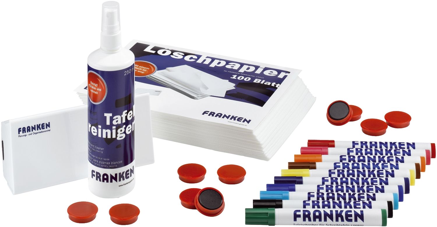 Starter-Set für Magnettafel, Schreib-, Plan- und Rastertafeln Starter-Set für Magnettafel, Schreib-, Plan- und Rastertafeln