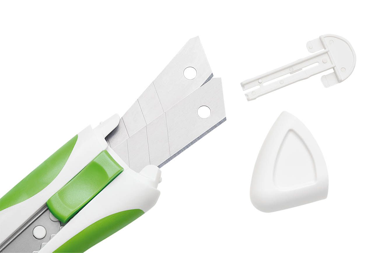 Cutter - 18 mm, grün/weiß Cutter - 18 mm, grün/weiß
