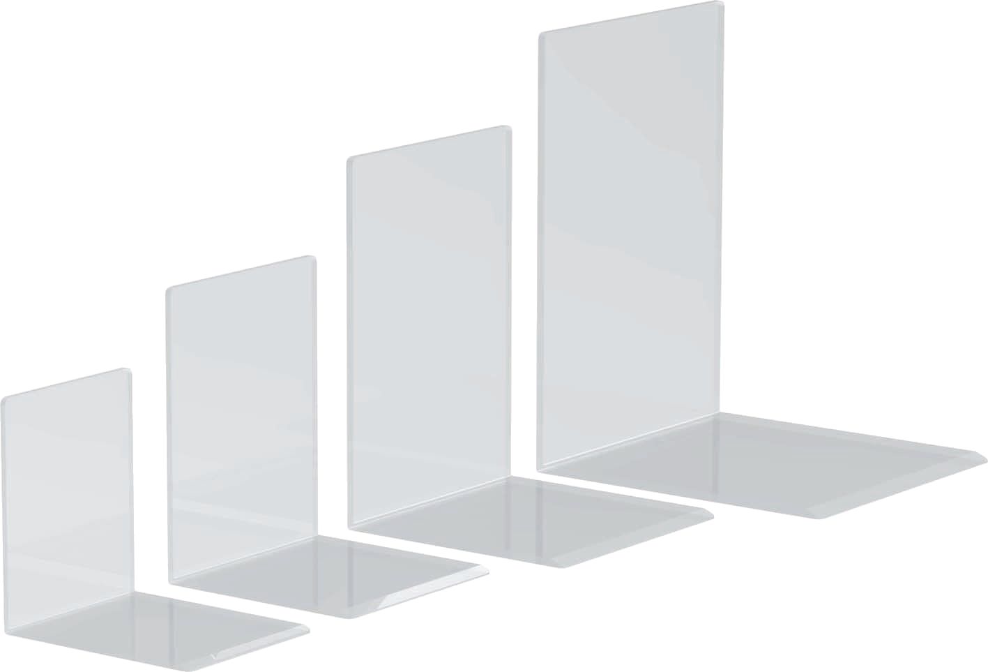 Acryl Buchstütze - 150 x 210 x 160 mm, glasklar, 2er Pack Acryl Buchstütze - 150 x 210 x 160 mm, glasklar, 2er Pack