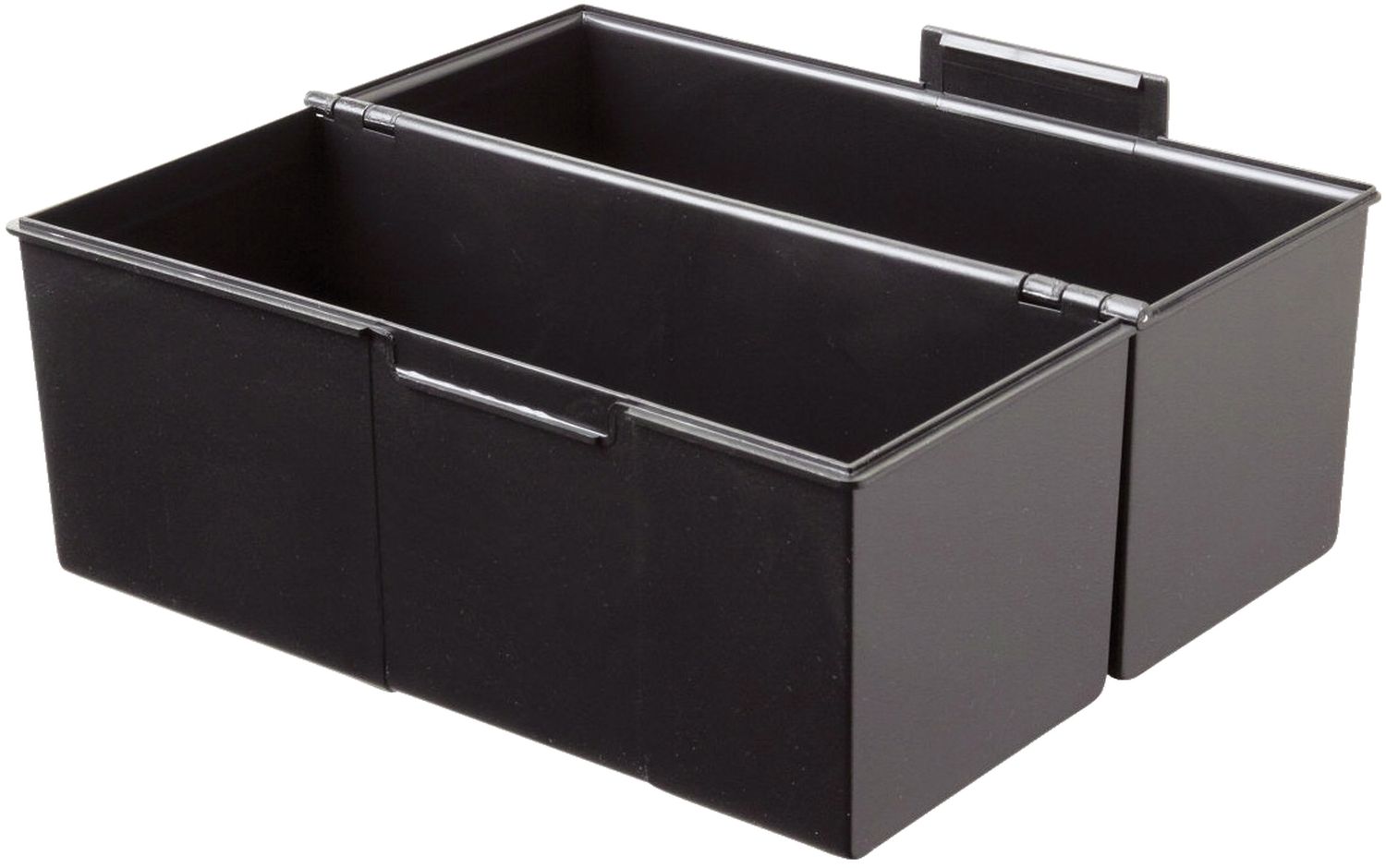 Karteibox DIN A5 quer, max 500 Karten mit Stahlscharnier, schwarz Karteibox DIN A5 quer, max 500 Karten mit Stahlscharnier, schwarz