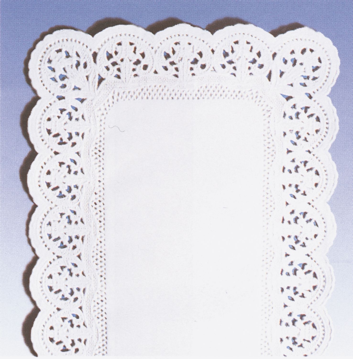 Tortenspitzen - 40 x 30 cm, 6 Stück, weiß Tortenspitzen - 40 x 30 cm, 6 Stück, weiß