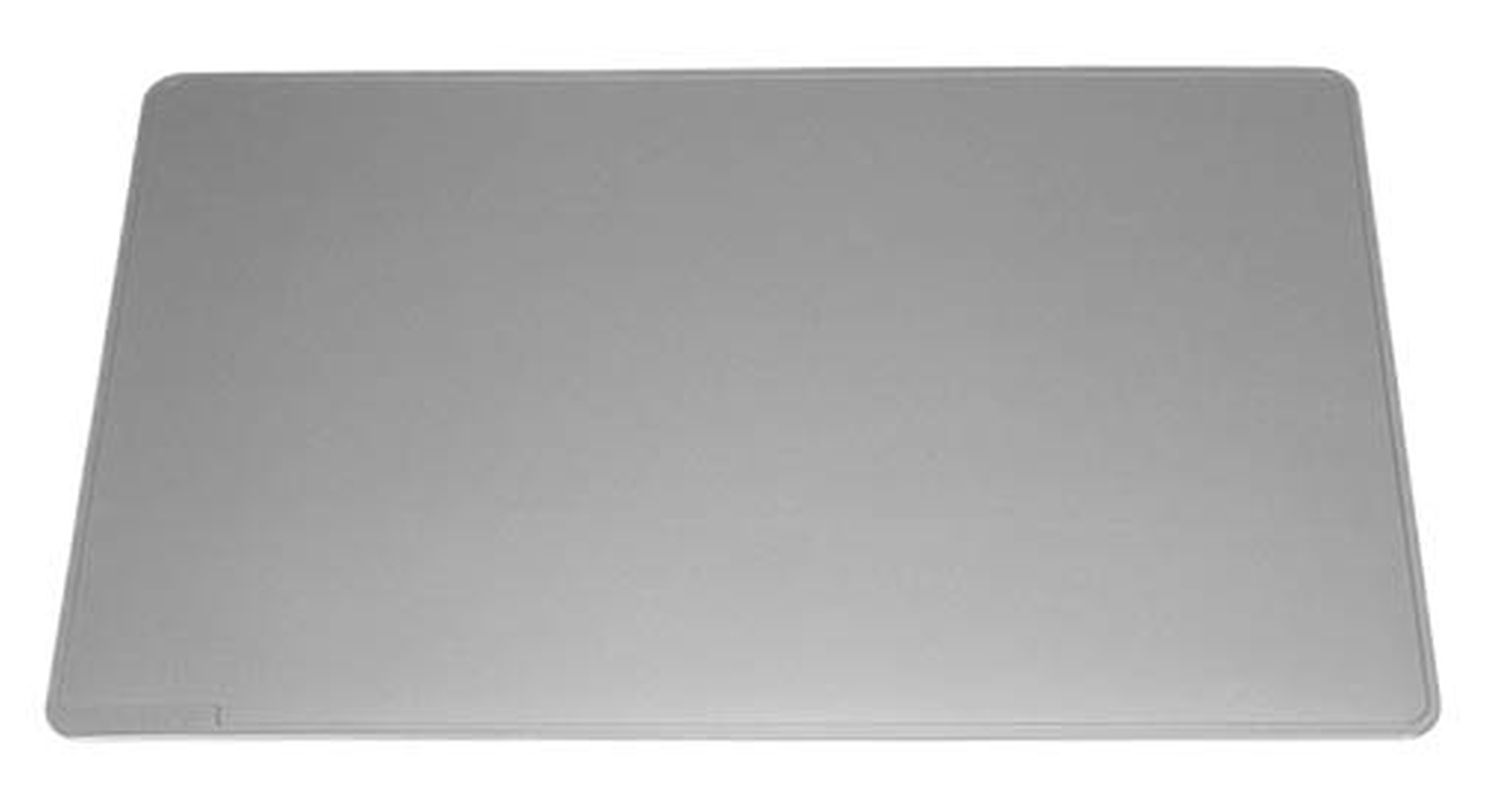 Schreibunterlage mit Dekorrille - PVC, 650 x 520 mm, 2 mm, grau