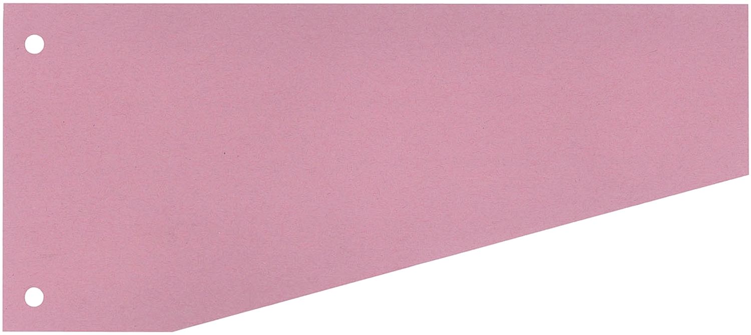 Trennstreifen Trapez - 190 g/qm Karton, rot, 100 Stück Trennstreifen Trapez - 190 g/qm Karton, rot, 100 Stück