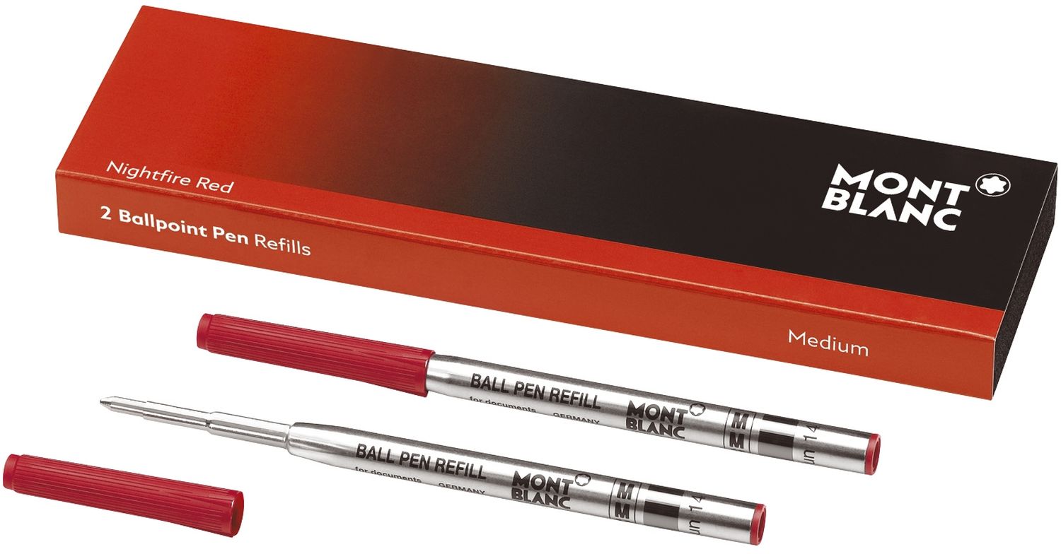 Kugelschreibermine - M, 2 Minen, nightfire red Kugelschreibermine - M, 2 Minen, nightfire red