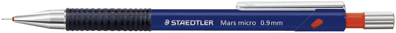 Druckbleistift Mars® micro - 0,9 mm, B, blau Druckbleistift Mars® micro - 0,9 mm, B, blau