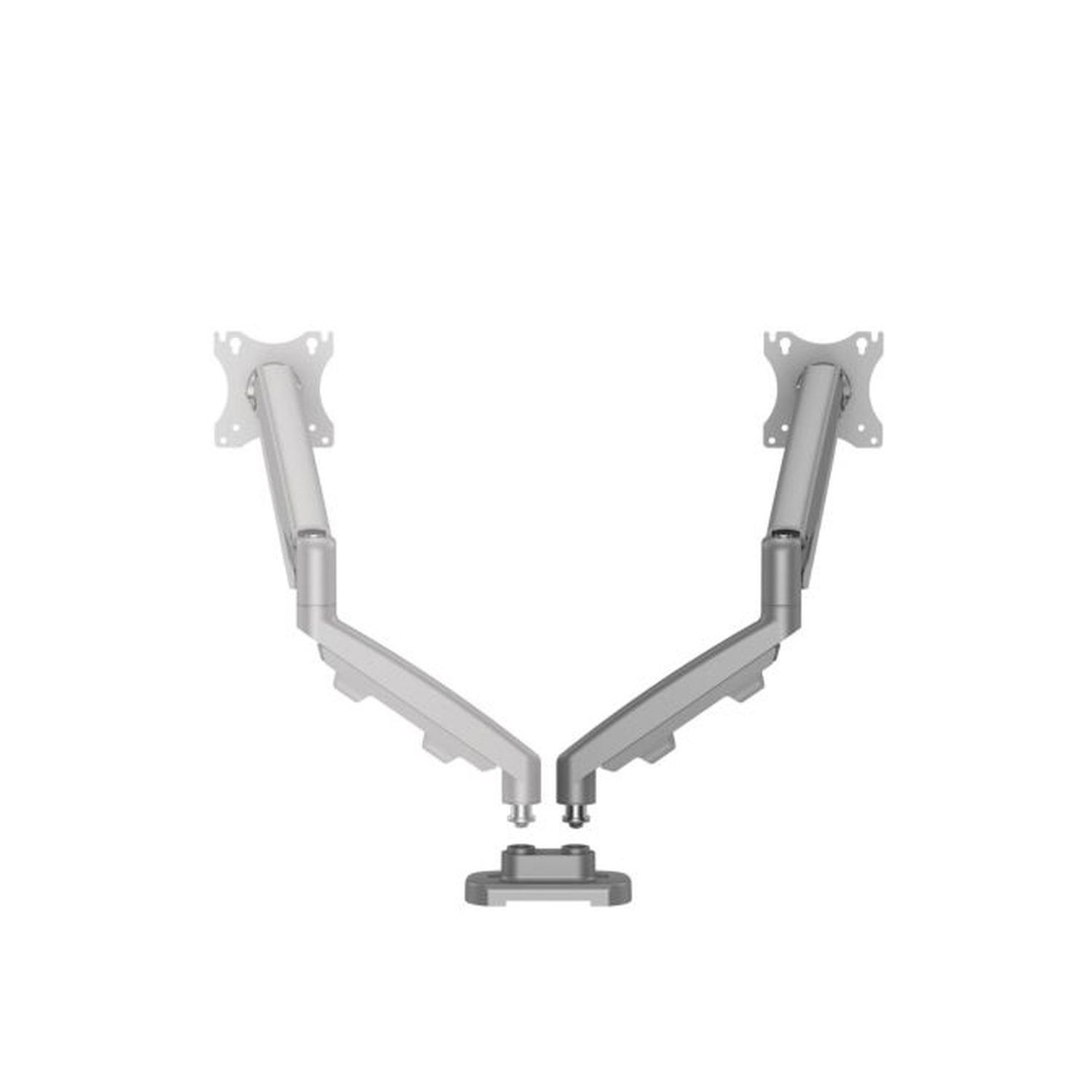 Eppa Series Doppel-Monitorarm Set Nachrüstsatz - silber, 8 kg, Klemme oder Kabeldurchführung Eppa Series Doppel-Monitorarm Set Nachrüstsatz - silber, 8 kg, Klemme oder Kabeldurchführung