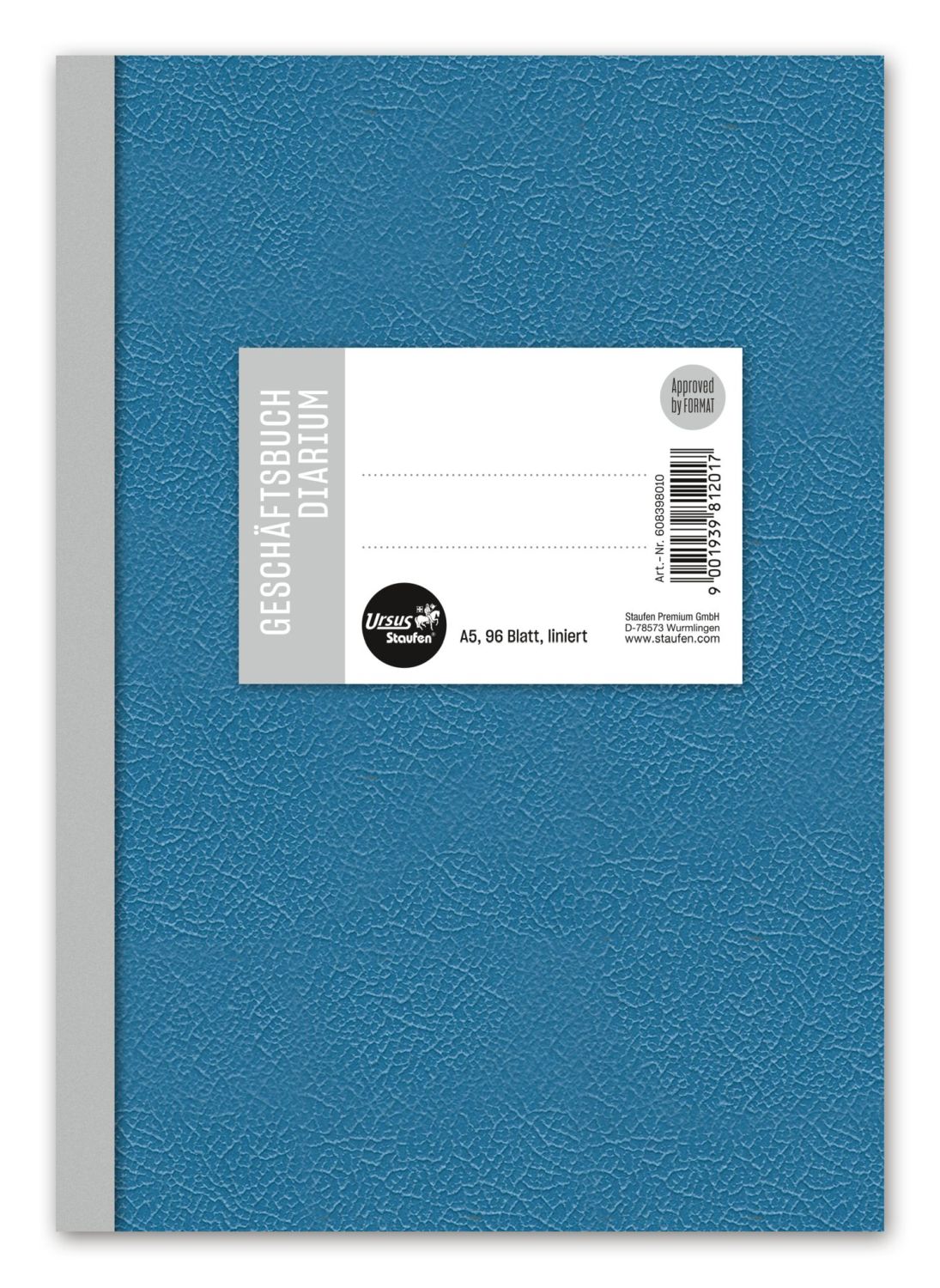 Geschäftsbuch - A5, 96 Blat,t 70g/qm, 10 mm liniert Geschäftsbuch - A5, 96 Blat,t 70g/qm, 10 mm liniert
